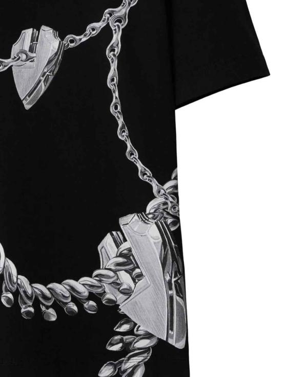  버버리 반팔 티셔츠 8088196 Black - BURBERRY