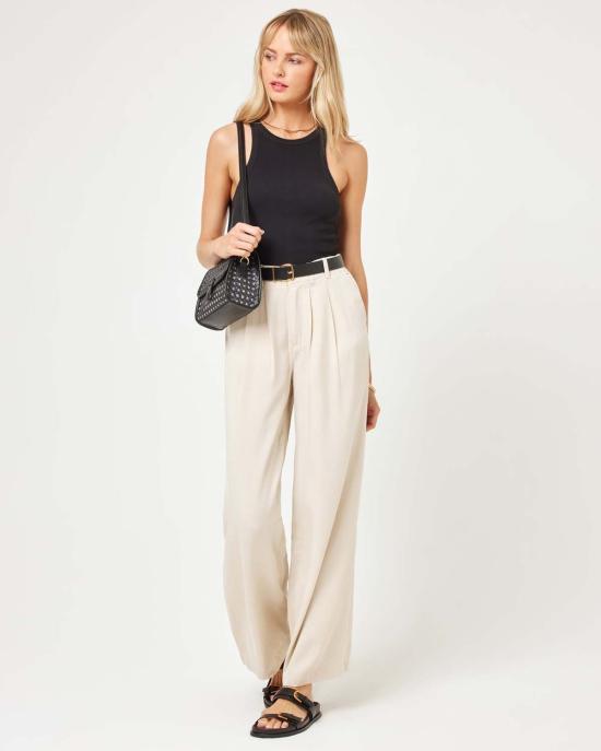  엘스페이스 팔라초 팬츠 L스페이스 로즈  오이스터