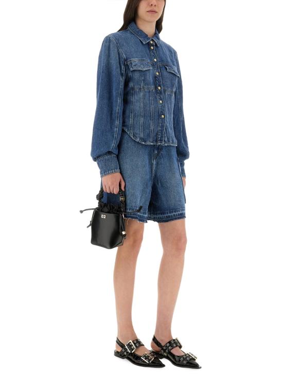 25SS 가니 블라우스/셔츠 J1727 567 DENIM - GANNI