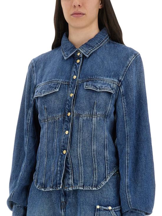 25SS 가니 블라우스/셔츠 J1727 567 DENIM - GANNI