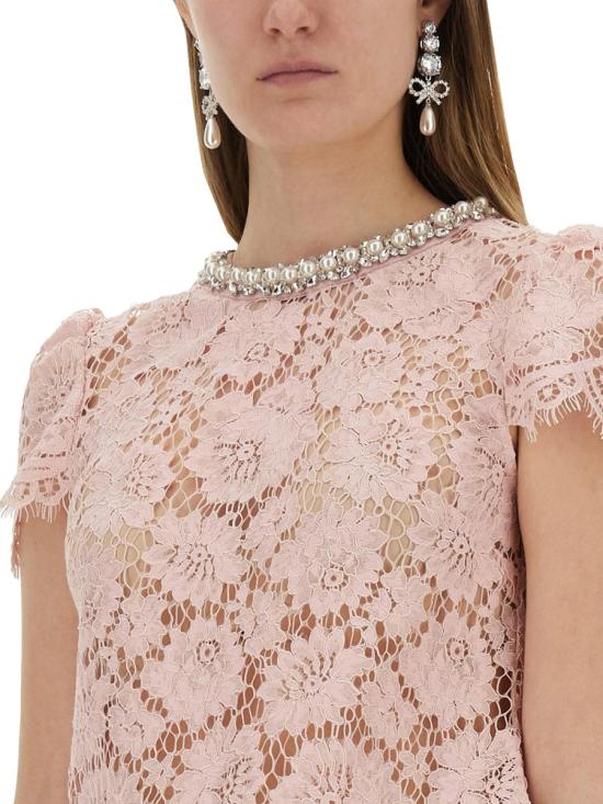 25SS 셀프 포트레이트 반팔 티셔츠 SS25 049T P PINK - SELF PORTRAIT