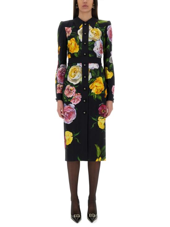 25SS 돌체앤가바나 미디 원피스 F6TLDT FSRPHHN5IY MULTICOLOUR