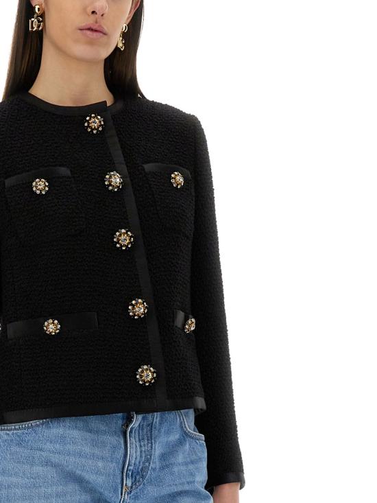 25SS 돌체앤가바나 자켓 F27DAZ FU3JLN0000 BLACK - DOLCE & GABBANA