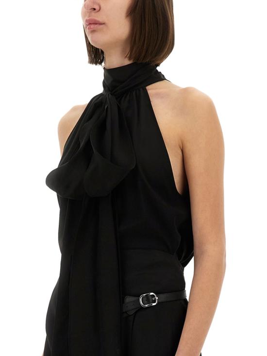 25SS 톰포드 반팔 티셔츠 CA3291 FAX1484LB999 BLACK - TOMFORD