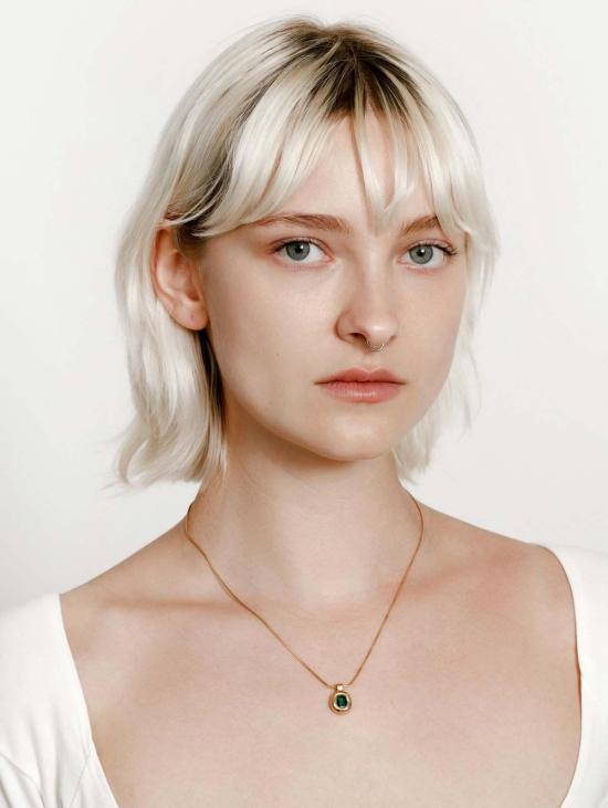  울프 시러스 목걸이/팬던트 울프 서커스 프레야 목걸이 그린/골드 - WOLF CIRUS