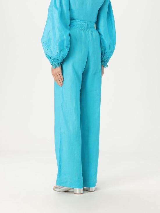 25SS 에르마노 설비노 팬츠 D464P301NZM 65123 Turquoise - ERMANNO SCERVINO