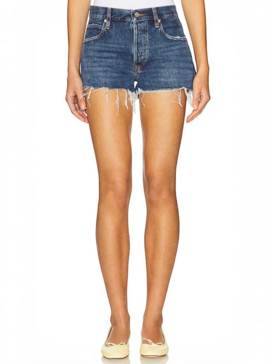  프레임 데님 숏팬츠 더 행 반바지 - FRAME