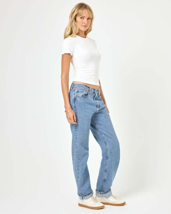  엘스페이스 반팔 티셔츠 LSpace Be My Baby 티셔츠 화이트 - L SPACE