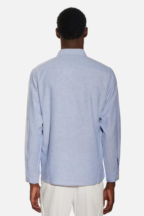  Blue&Cream 긴팔 셔츠 블루&크림 가브리 팝 오버 - BLUE&CREAM