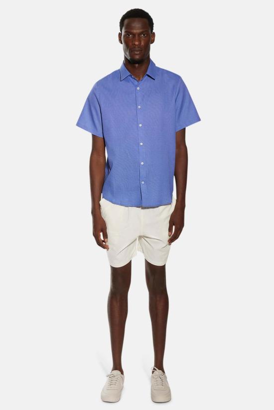  Blue&Cream 반팔 셔츠 블루&크림 제이크 SS 셔츠 블루 멀티 - BLUE&CREAM