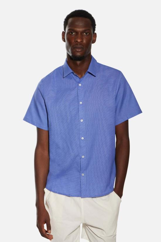  Blue&Cream 반팔 셔츠 블루&크림 제이크 SS 셔츠 블루 멀티