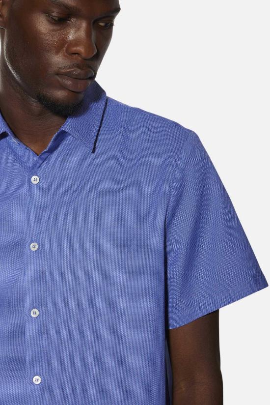  Blue&Cream 반팔 셔츠 블루&크림 제이크 SS 셔츠 블루 멀티 - BLUE&CREAM