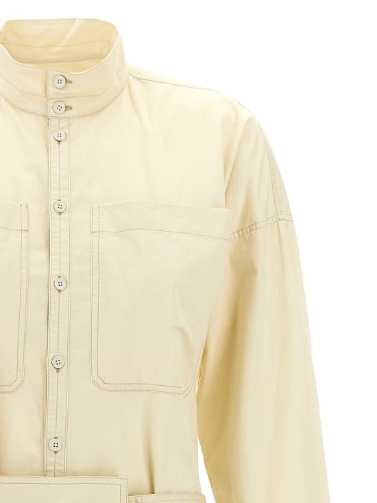 25SS 르메르 미디 원피스 DR1094LF1207WH014 White - LEMAIRE