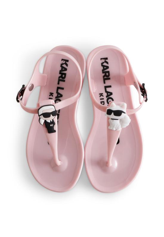25SS [키즈] 칼라거펠트 플립플랍 Z30370 46P PINK - KARL LAGERFELD