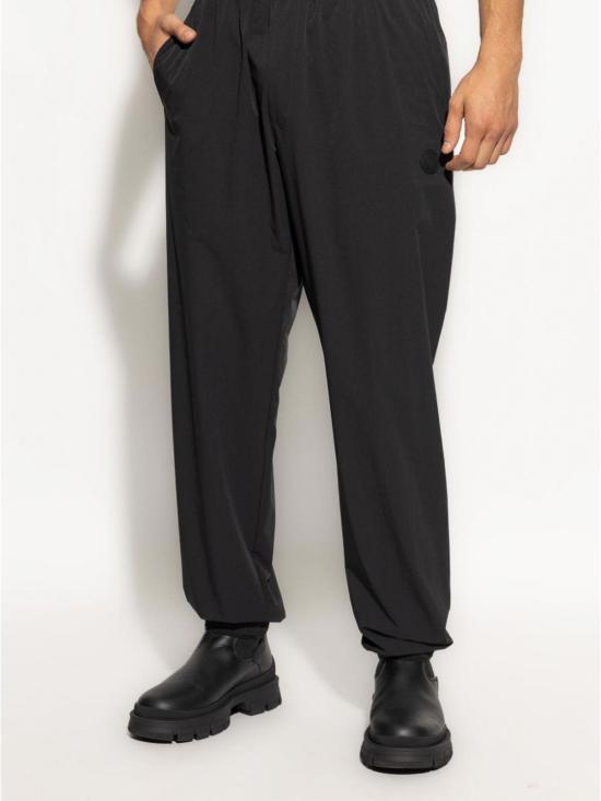  몽클레어 로고 패치 트랙 팬츠  2A0002959818999 Black - MONCLER