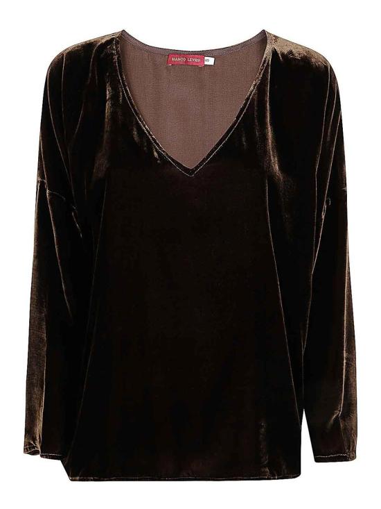  비앙코 르브랭 블라우스 S190V20 Brown