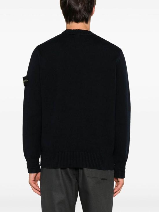 25FW 스톤 아일랜드 스웨터 8115506A2V0020 Blue - STONE ISLAND