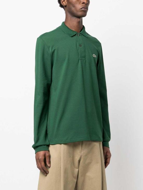  라코스테 클래식 롱슬리브 폴로 셔츠 L1312132 Green - LACOSTE
