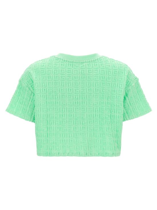 24FW 지방시 반팔 티셔츠 BW70DB3103341 Green - GIVENCHY