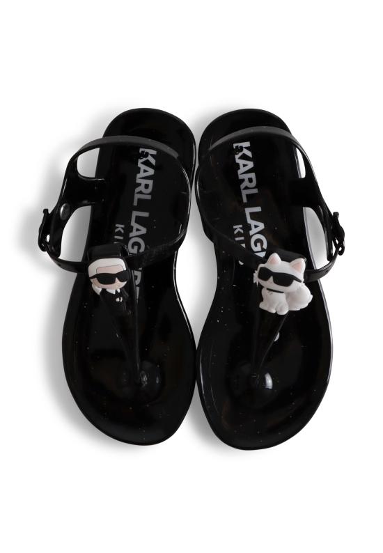 25SS [키즈] 칼라거펠트 플립플랍 Z30370 09B BLACK - KARL LAGERFELD