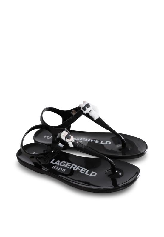 25SS [키즈] 칼라거펠트 플립플랍 Z30370 09B BLACK - KARL LAGERFELD