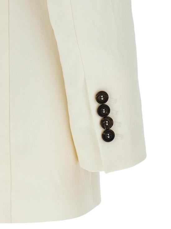  브루넬로 쿠치넬리 수트 자켓 MH5407260C600 White - BRUNELLO CUCINELLI