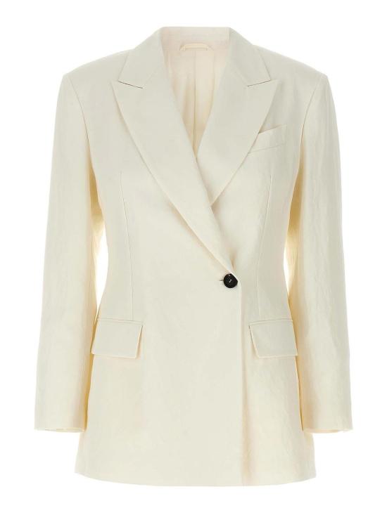  브루넬로 쿠치넬리 수트 자켓 MH5407260C600 White