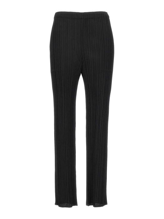  플리츠플리즈 스트레이트 팬츠 PP56JF11515 Black