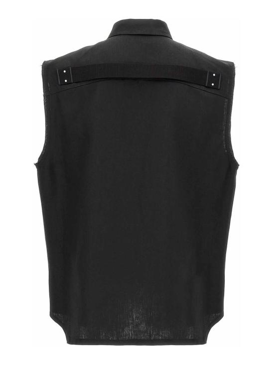  릭 오웬스 반팔 셔츠 RR01E5708TWL09 Black - RICK OWENS