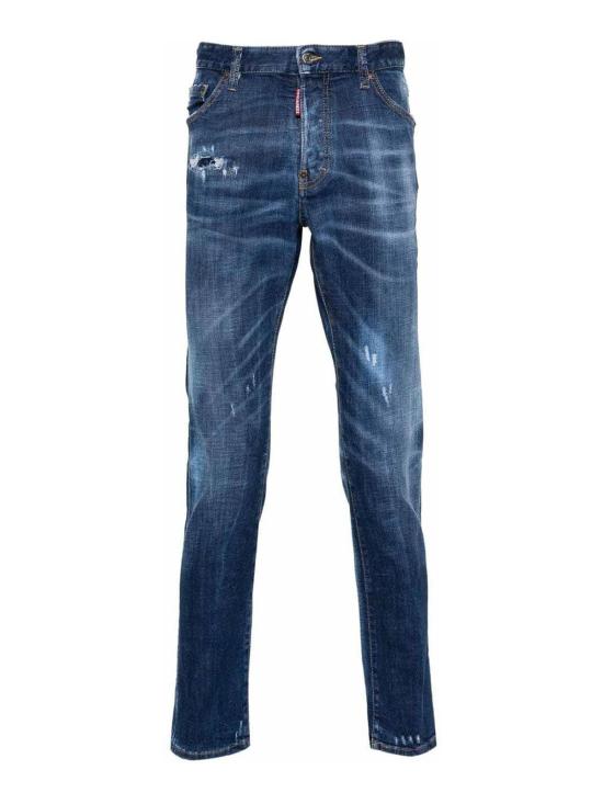  디스퀘어드2 스트레이트 팬츠 S71LB1356S30872470 Blue