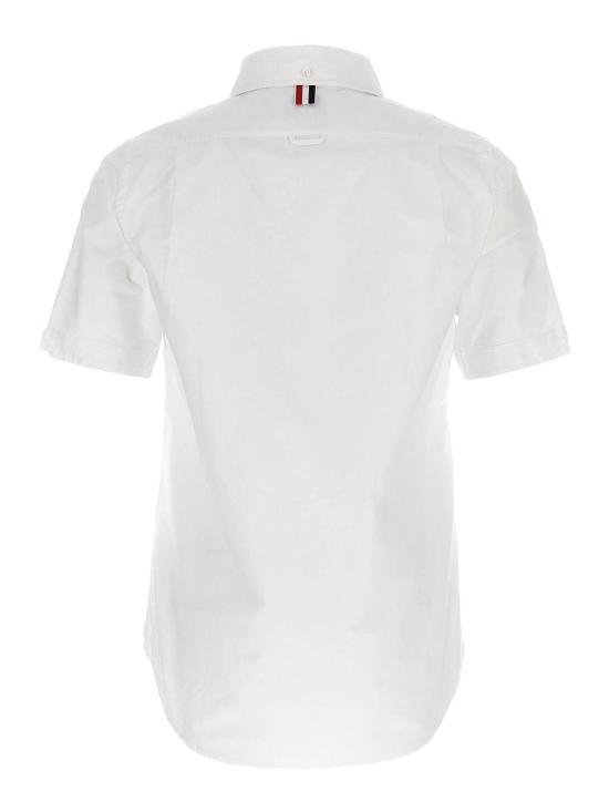 26FW 톰브라운 옥스포드 숏 슬리브 셔츠 MWS239EF0313100 - THOM BROWNE