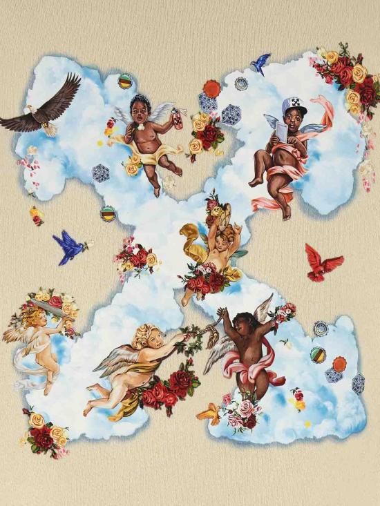  오프화이트 스웨터 OWBB035S25FLE0020B100B10 White - OFF WHITE