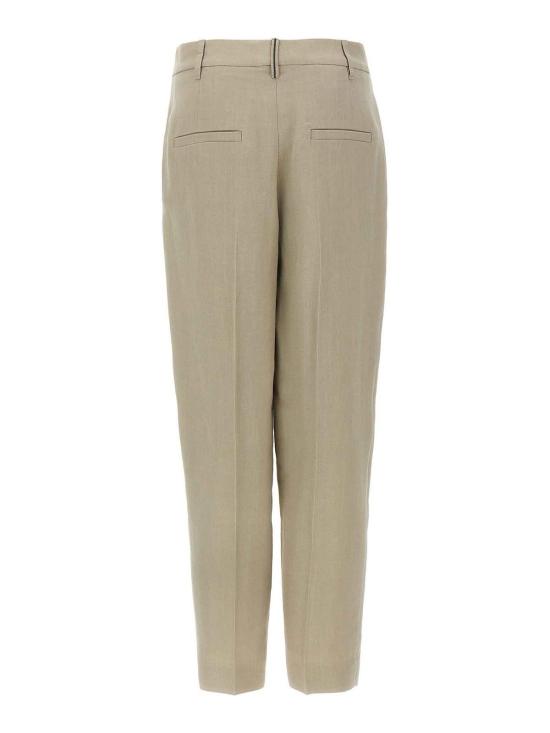  브루넬로 쿠치넬리 스트레이트 팬츠 MH126P8292C3095 Beige - BRUNELLO CUCINELLI