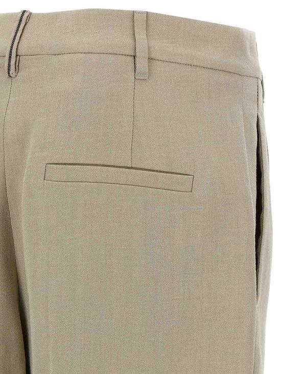  브루넬로 쿠치넬리 스트레이트 팬츠 MH126P8292C3095 Beige - BRUNELLO CUCINELLI
