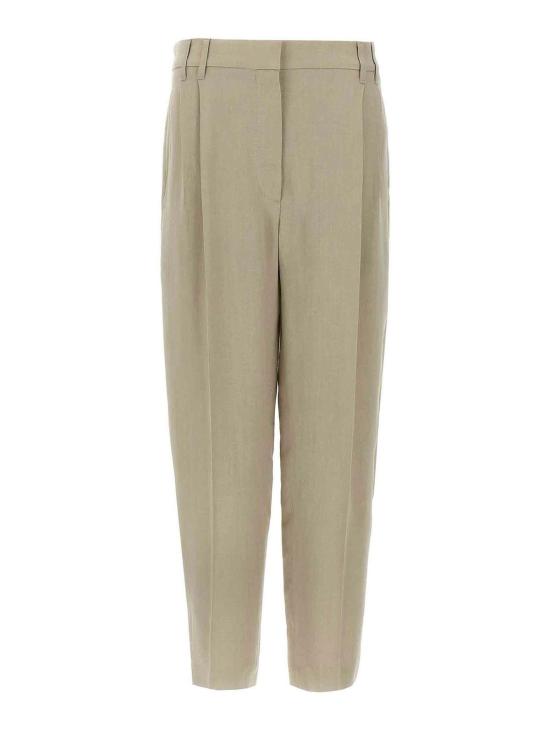  브루넬로 쿠치넬리 스트레이트 팬츠 MH126P8292C3095 Beige