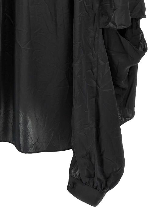 25SS 발렌시아가 블라우스 814139TKN011000 Black - BALENCIAGA