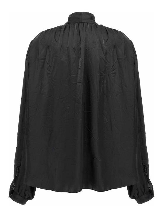 25SS 발렌시아가 블라우스 814139TKN011000 Black - BALENCIAGA
