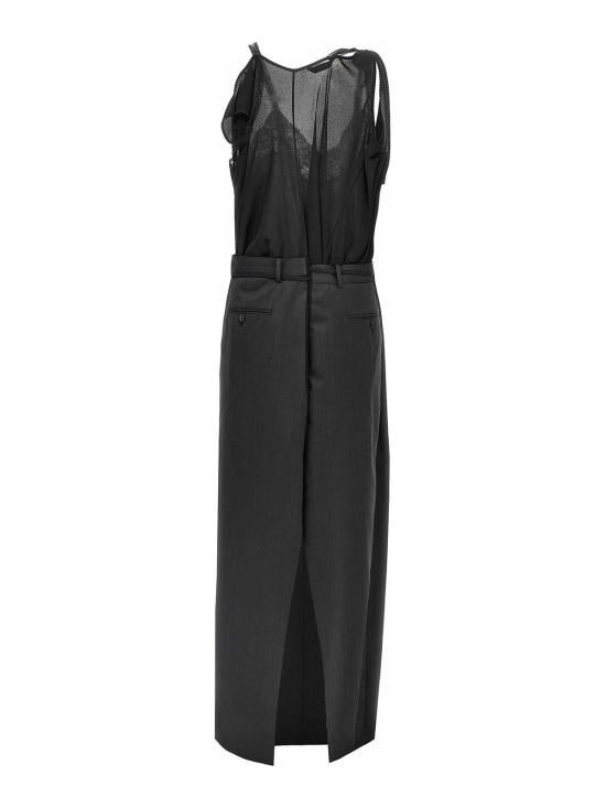 25SS 발렌시아가 롱 스커트 814348TLO321000 Black - BALENCIAGA