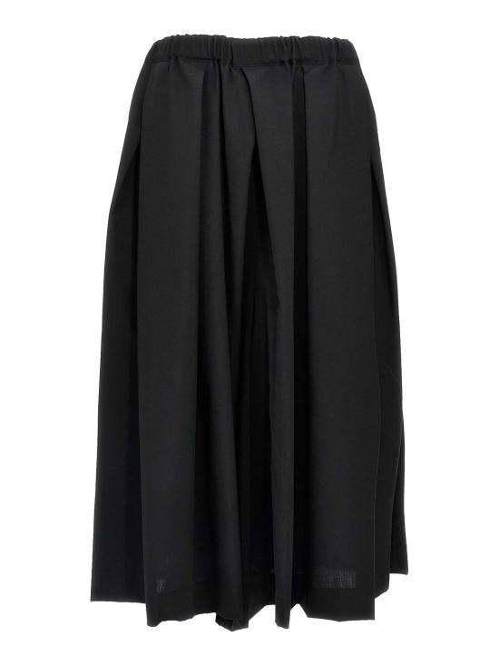 꼼데가르송 미디 스커트 GOP0051 Black