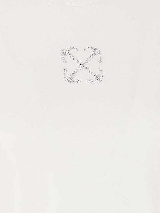  오프화이트 반팔 티셔츠 OWAA112S25JER00201720172 White - OFF WHITE