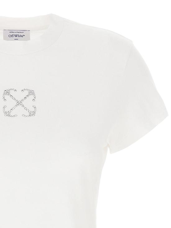  오프화이트 반팔 티셔츠 OWAA112S25JER00201720172 White - OFF WHITE