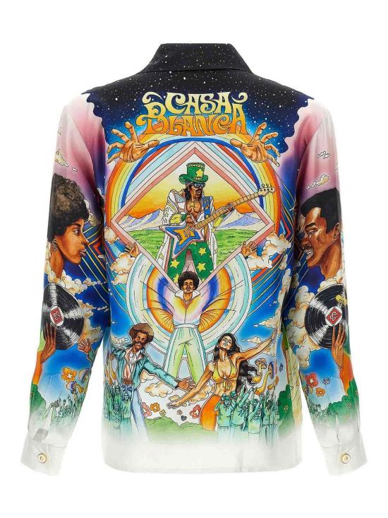  카사블랑카 긴팔 셔츠 UMS25SH00607 Multicolour - CASABLANCA