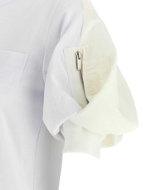  사카이 반팔 티셔츠 SCW239104 White - SACAI