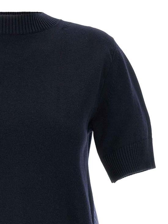 25SS 사카이 반팔 티셔츠 2507849239 Blue - SACAI