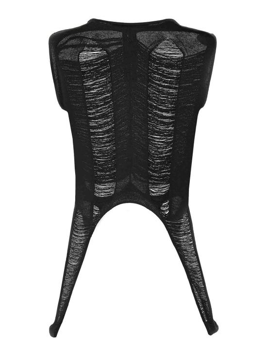 25SS 릭 오웬스 민소매 티셔츠 RO01E7615KGRIDM09 Black