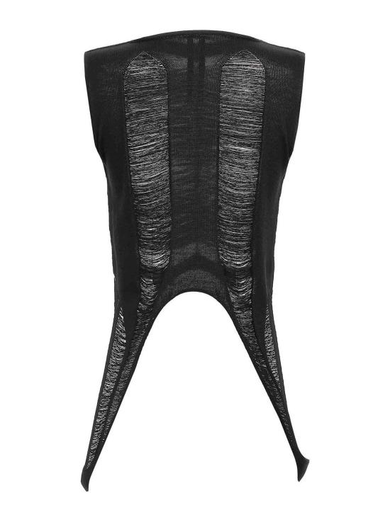 25SS 릭 오웬스 민소매 티셔츠 RO01E7615KGRIDM09 Black - RICK OWENS