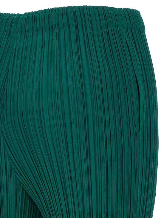  플리츠플리즈 스트레이트 팬츠 PP56JF11566 Green - PLEATS PLEASE
