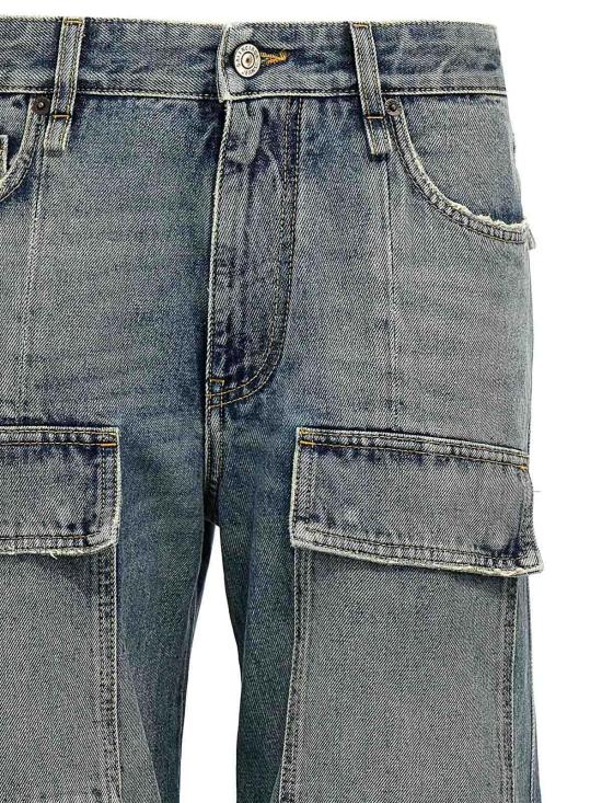  발렌시아가 스트레이트 팬츠 783694THW254245 Blue - BALENCIAGA