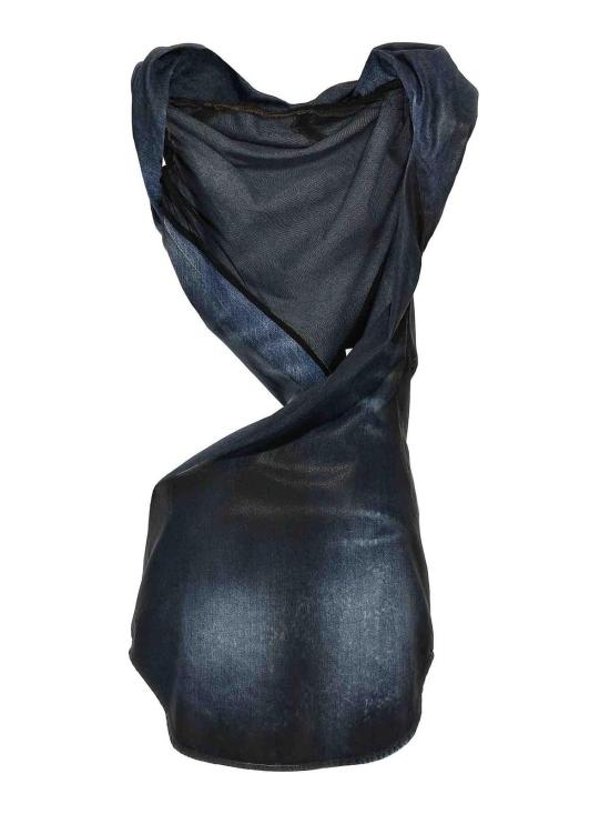  디젤 스커트 A18168068RR9XX Blue - DIESEL