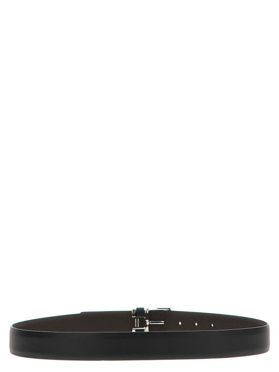 26SS 살바토레 페라가모 가죽 벨트 780437NEROTMORO Black - SALVATORE FERRAGAMO